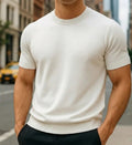 Premium men’s White t-shirt minimalist luxury style