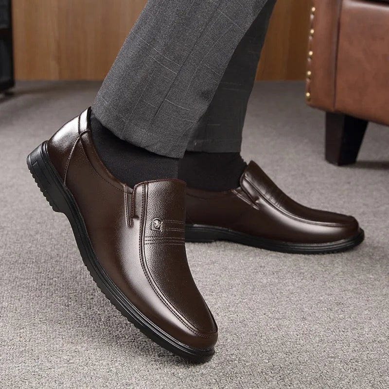 Oxford Crest™ Classic Leather Loafers