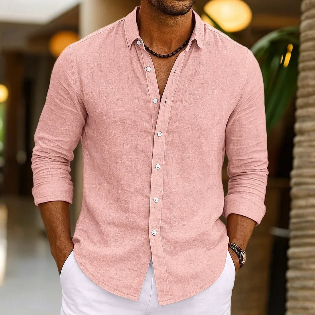 The Kensington | Premium Linen-Blend Summer Shirt